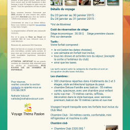 Le show…au chaud ?!